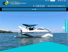 Tablet Screenshot of andamanexcursion.com